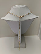 Basic Paperclip Chain Necklace in Gold