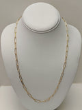 Basic Paperclip Chain Necklace in Gold
