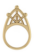 Edo Tall 3 Tier Stackable Ring
