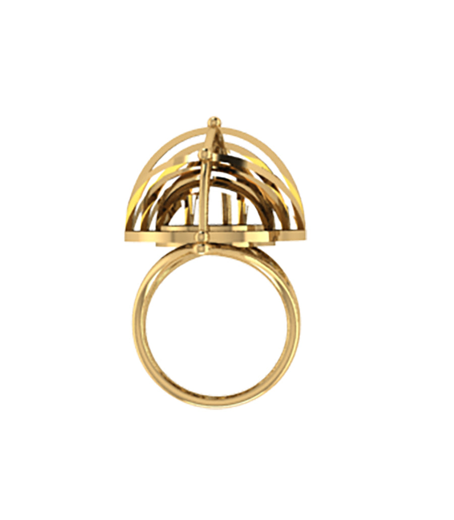 EDO Dome Ring in Gold