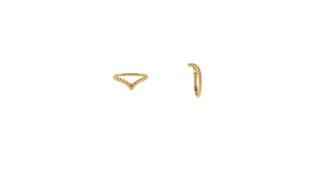EDO Midi Beaded Ring